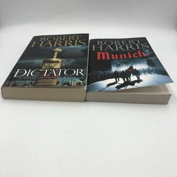 Robert Harris Set of 2 Paperback Fiction Books Dictator Munich NYT Bestseller - Picture 8 of 14